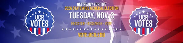 Get Ready for the California General Election, Tuesday, November 3, 2026